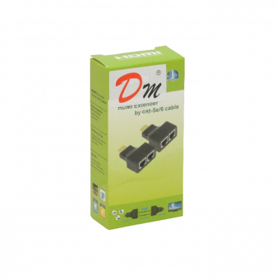 HDMI-30U Alargador Sin Amplificación HDMI 2-Cables-UTP CAT5E Hasta 30 Metros RJ45