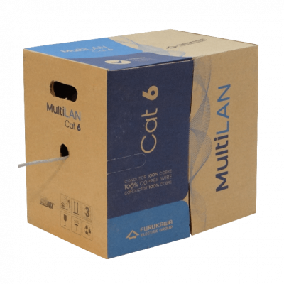 CB6F-UGM FURUKAWA Gris CAT6 UTP Multilan IEC60332-1 305m Unifilar Cabl 23400149