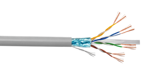 CB6L-MFG3 LINKMADE Cable de cobre multifilar categoría 6 F/UTP, color gris, bobina de 300 metros