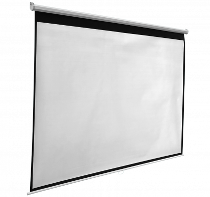 TELON-2 KLIPX Pantalla de Proyección de Pared 2,4mt x 1,8mt 4:3 color blanco 240x180cm KPS-304