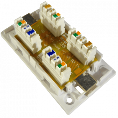 CPP6U LINKMADE Conector Hembra Cat6 UTP Ponchable Formato Roseta