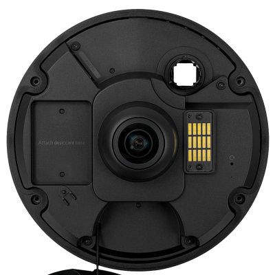UVC-G6-PRO-360-B UI Negro 12MP 360ºDomo IK10 AI 3504x3504 IR15 1-100 IP66 Audio reqPoE+