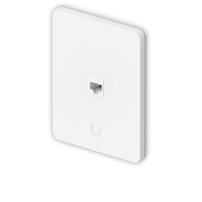 UFP1H UI 1-pieza Blanco 1-Módulo Keystone Orientación Vertical Panel Frontal Personalizable 118x88mm