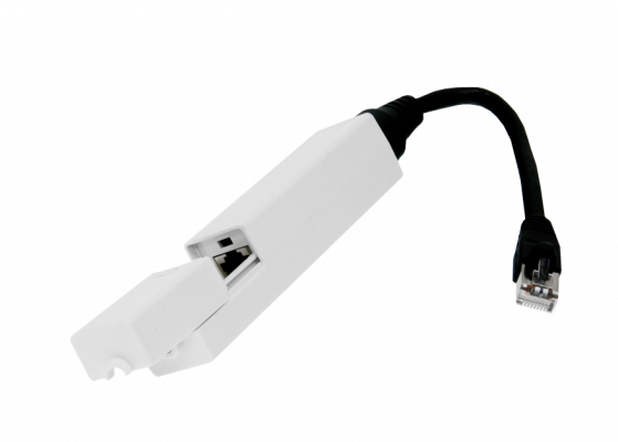 INS-8023AF-O UBIQUITI Convertidor PoE para Intemperie 802.3af 48V-entrada 18V-salida Con Cable Incluido