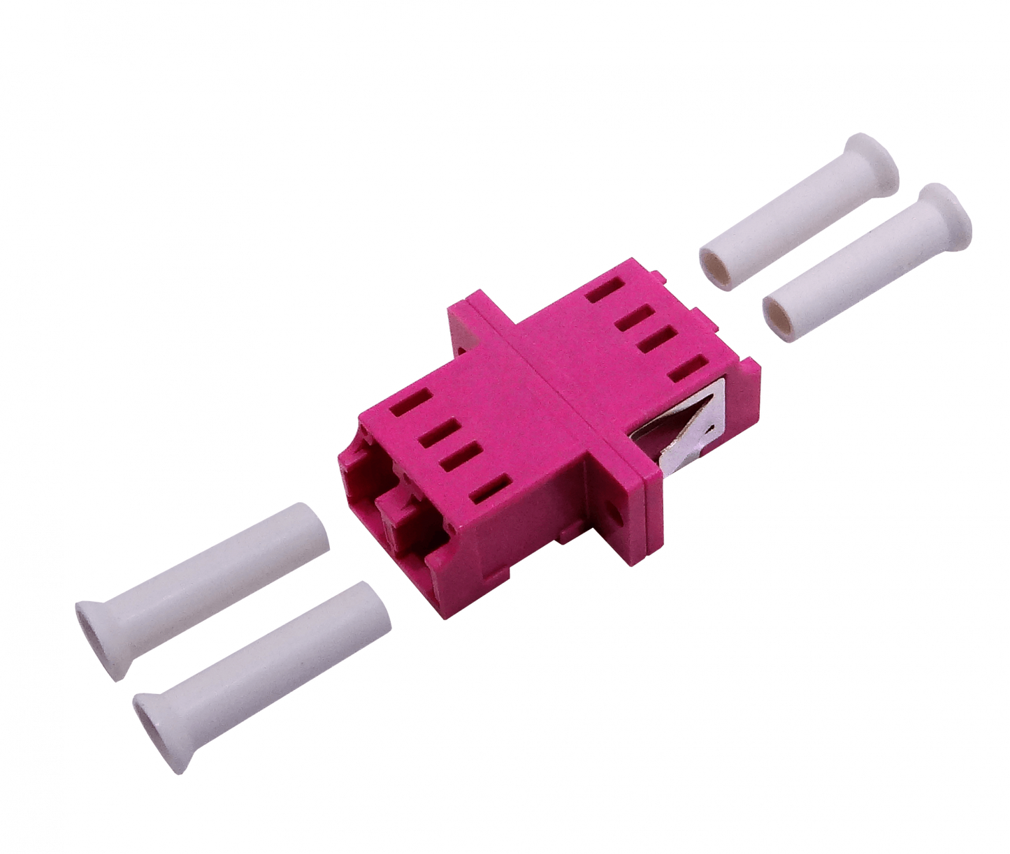 FA4LD LC-LC Fucsia OM4 DX-Dúplex Acoplador para Fibra Adaptador para Cabecera-CL/Caja