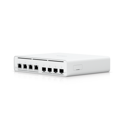 UISP-S-PLUS UBIQUITI Switch 4-2500-PoE27V 4-SFP+10G 27V/160W-tot 100-240VAC