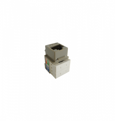 KP5GL LINKMADE Conector Hembra RJ45 Cat5E U/UTP Keystone Punchable de Color Gris