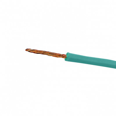 1X26V Verde Cable Unipolar 1x26awg Cobre 0,13mm2 100-metros Aislacion PVC 7x0,15mm