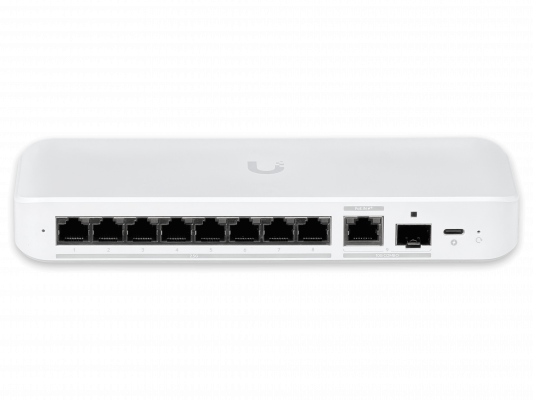 USW-FLEX2-LIQ REFURBISHED UBIQUITI 8-2500 1-10G/entrada 1-SFP+ USB-C Conmutador L2 requiere-UniFi