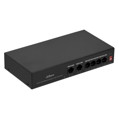 PFS3006 DAHUA Conmutador 6-100(4-PoE+af/at) 36W-total 100-240v