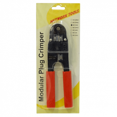 HT-210 Pinza de crimpar básica para conectores RJ45 y RJ11 HT-210C