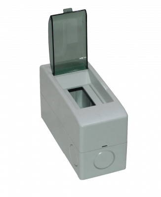 CAJA-DIN2 KALOP Con Cubierta 18mm De Ancho 46mm De Alto Envolvente Plástica Para Interruptores Automáticos Carril Din