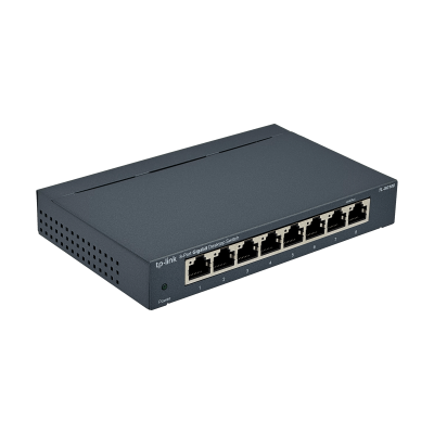 TL-SG108S TP-LINK Metalico 8-1000 Gigabit Switch no-Admin no-Rack Compacto