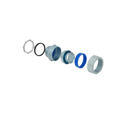 M32-SA Metálico 32mm Prensacables para Conduit Flexible Aislamiento IP65