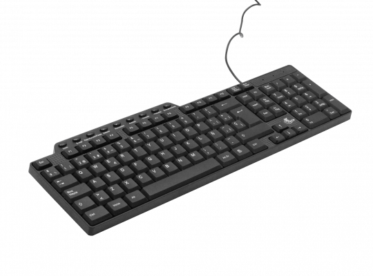 TECLADO-USB XTECH Teclado QWERTY USB Cable-120cm Negro 41x13x2cm XTK-160S