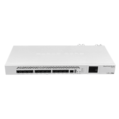 CCR1016-12G MIKROTIK Req-cabl 16-1.2GHZ 12-1000 1-USB 1-RS232-DB9 L6 2GB LCD-TOUCH