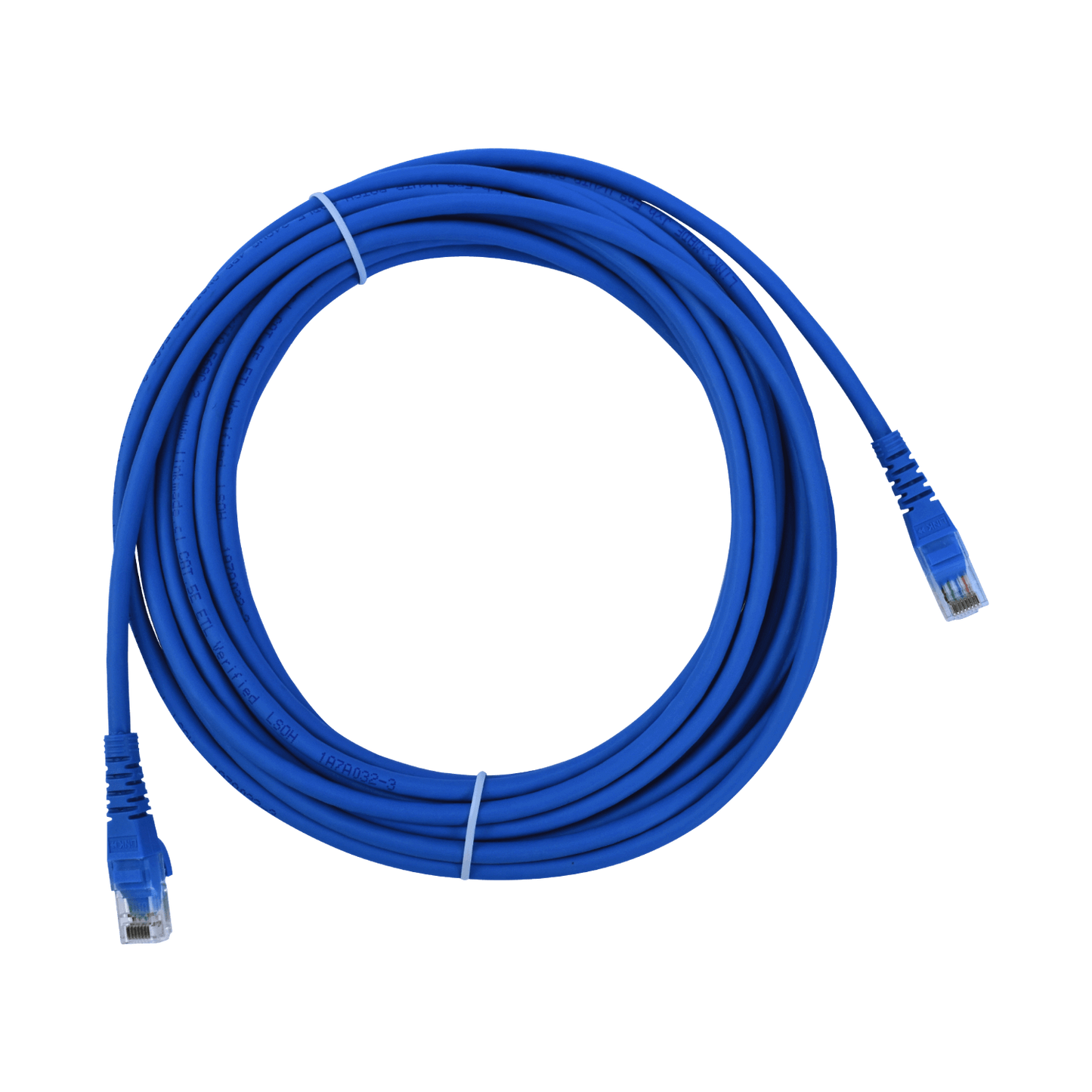 CP6A-75L LINKMADE Latiguillo de Red Cat6 U/UTP Azul LSZH de 7,5 Metros con Conectores Moldeados Multifilar