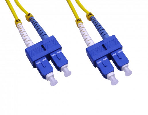 JFSCC1 Cable de Fibra Óptica MonoModo SM Dúplex SC-SC/UPC 1 metro 9/125µm 3mm