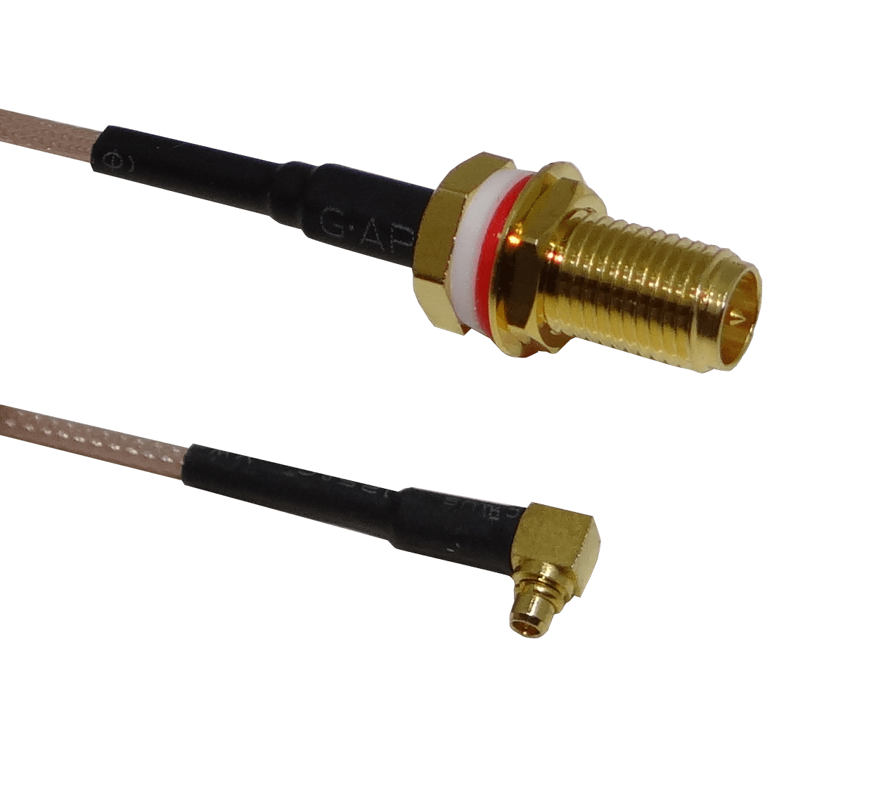 ACMMCXRPSMA MIKROTIK Cable Pigtail MMCX Macho a RP-SMA Hembra CA100 26cm