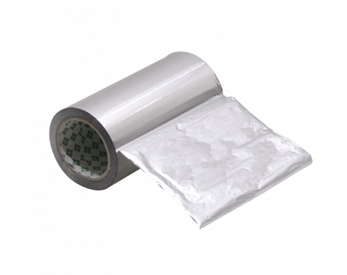 ALCF95. Espesor-0,1mm Ancho-200mm Largo-50mt Cinta de Aluminio Adhesiva con Respaldo de Polietileno