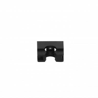 FLEP10-A Abrazadera de fijación para tubo corrugado plástico flexible negro PA de 10mm