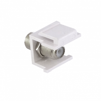 KFFWL. LINKMADE Blanco Conexión Coaxial F-Hembra a F-Hembra Acoplador Keystone Tipo F