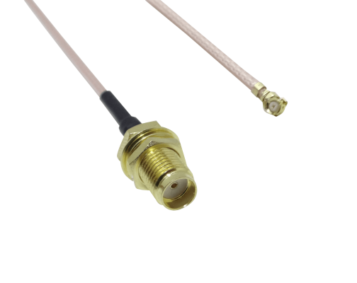 CA-UFLSJ Cable .SMA-Hembra con tuerca U.FL(IPX) 13 centímetros