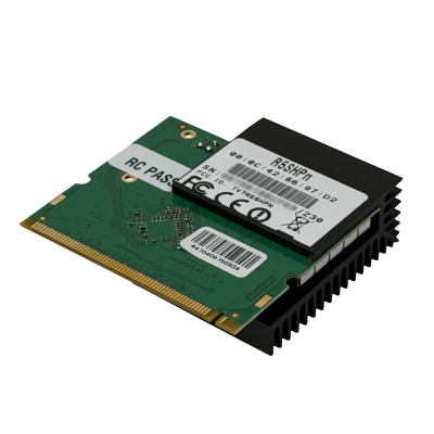 R5SHPN MIKROTIK Tarjeta MiniPCI AR9220 de 5GHz 29DBM 800MW con 1 Conector MMCX, Estándar A/N125 y 9 LEDs