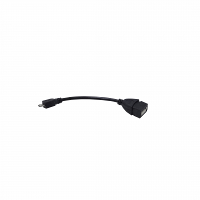 USBAHB OTG 10cm A-Hembra MicroB-Macho A/MicroB Cable USB 0,1m