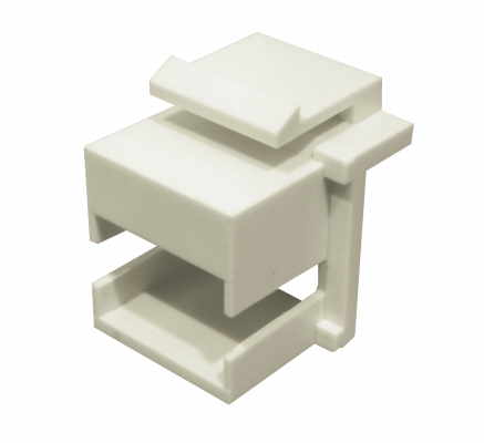 KCL Keystone blanco para acoplador SC simplex y LC dúplex, sin acoplador incluido, se requiere por separado