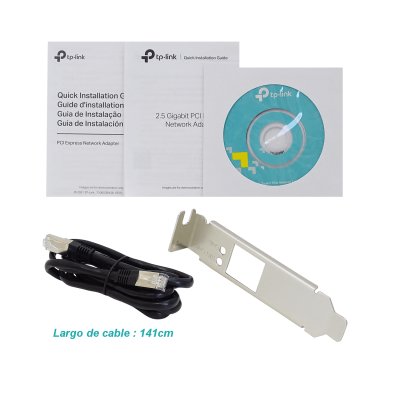 TX401 TP-LINK Adaptador Red 1-10G PCIe-x4 Tarjeta Ethernet 10gbps RJ45 PCIExpress
