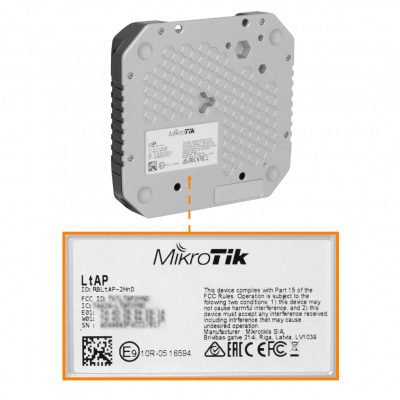 LTAP MIKROTIK 2-miniPCIe 3-Sim GPS 2,4GHz 2dBi 1-Puerto 1000 L4 RS232 RBLtAP-2HnD