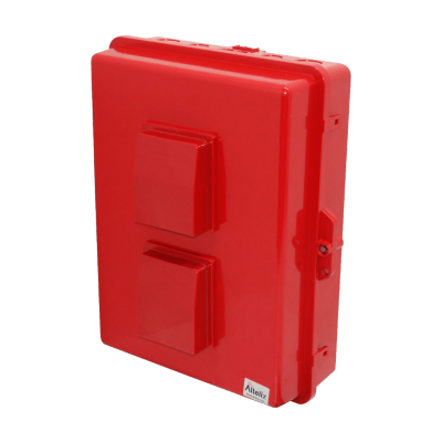 NP171406RV ALTELIX Ventilada Carmesí 432x355x152mm IP55 Cofre Exterior NEMA3 PC+ABS