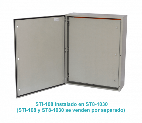STI-108 Contratapa de 1000 por 800 mm para tablero ST8-1030 con tapa interior abatible de la marca TIBOX
