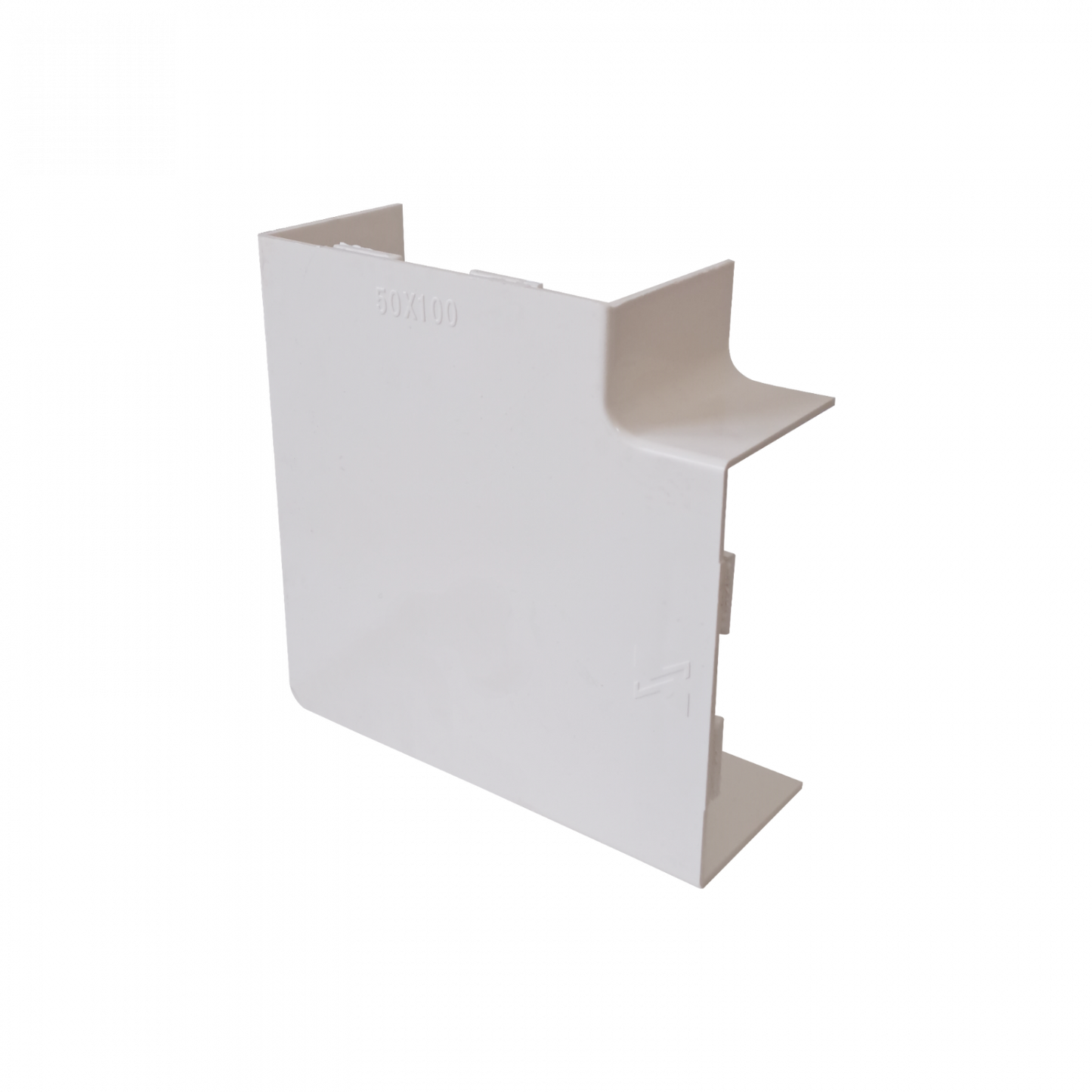 QN1P LINKCHIP Escuadra Plana Blanca de 100x50mm CCA-10050-AP.