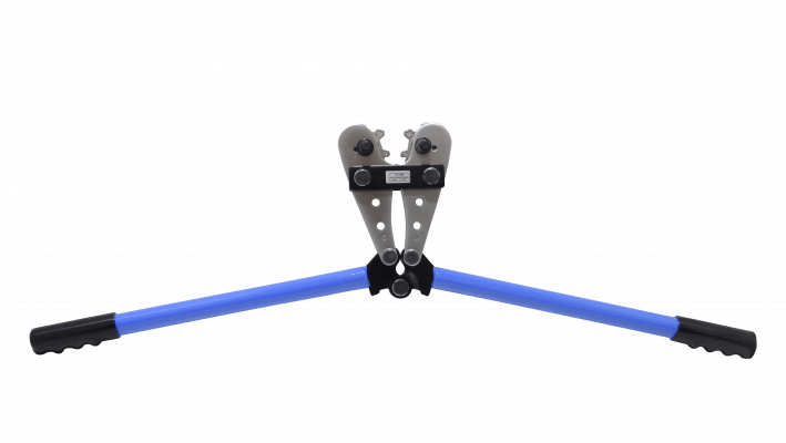 HX-120B Crimpadora ferrulera de 62 centímetros para terminales de 10 a 120mm², incluye dados para 10, 16, 25, 35, 50, 70 y 95mm²