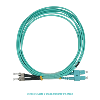 JF3TC3 3 metros ST-SC OM3 Multimodo MM Dúplex Cable de Fibra 50/125um
