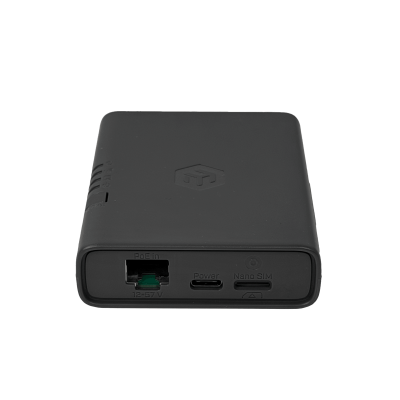 KNOT-EG25 MIKROTIK CAT4-LTE/4G BT5 GPS 1-1000-Poe USB-C RielDin SIM/eSIM Global