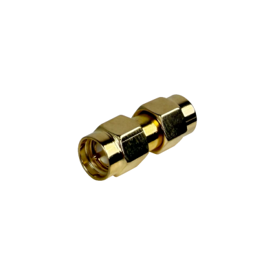 SMSM Conector Adaptador Acoplador Unión SMA-Macho a SMA-Macho