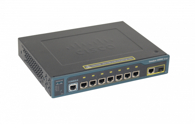 WS-C2960G-8TC-L CISCO REACONDICIONADO 7-1000 1-Combo-SFP RS232-RJ45 Conmutador Catalyst 8 Puertos