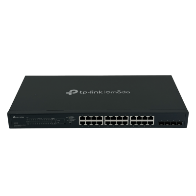 TL-SG2428P TP-LINK 24-1000-PoE+af/at 250W-tot 4-SFP Switch Smart Rack Omada