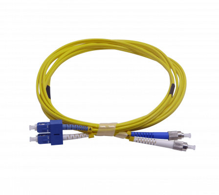JFSCF3 3mt SC-FC Monomodo SM Duplex Latiguillo Cable Fibra 9/125um 3.0mm
