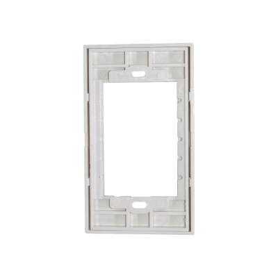 FQ3 Placa de Pared Multimedia Blanca LY-092 para 3 Módulos Dimensiones 120x70mm