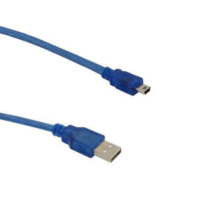 USB-AMI30 Cable USB de 25cm con Conector A Macho de 5 Pines a Mini Macho