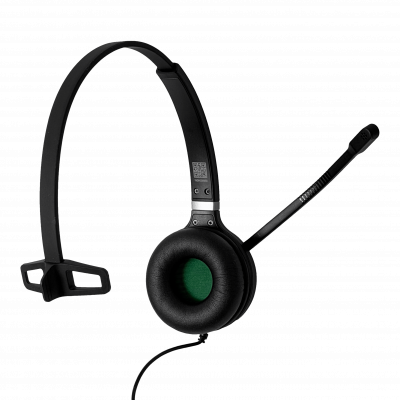 YHS36-MONO YEALINK Diadema Monoauricular con Cable de 2m y Conector RJ9 Compatible con T30/31/33/57 con Supresión de Ruido