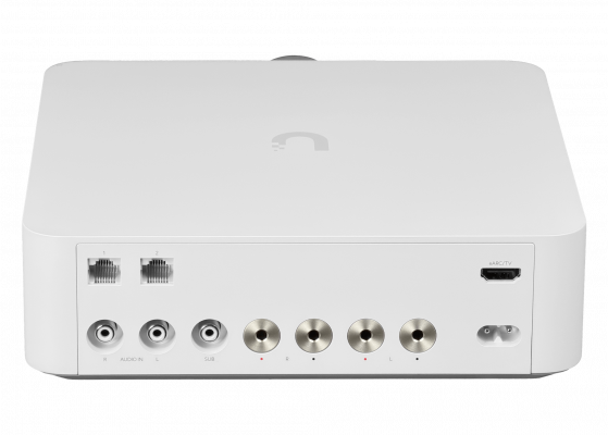 UPL-AMP-W. UBIQUITI Blanco 3-ConectorRCA 4-EnchufeBanana 2-1000 1-eARC Amplificador Audio
