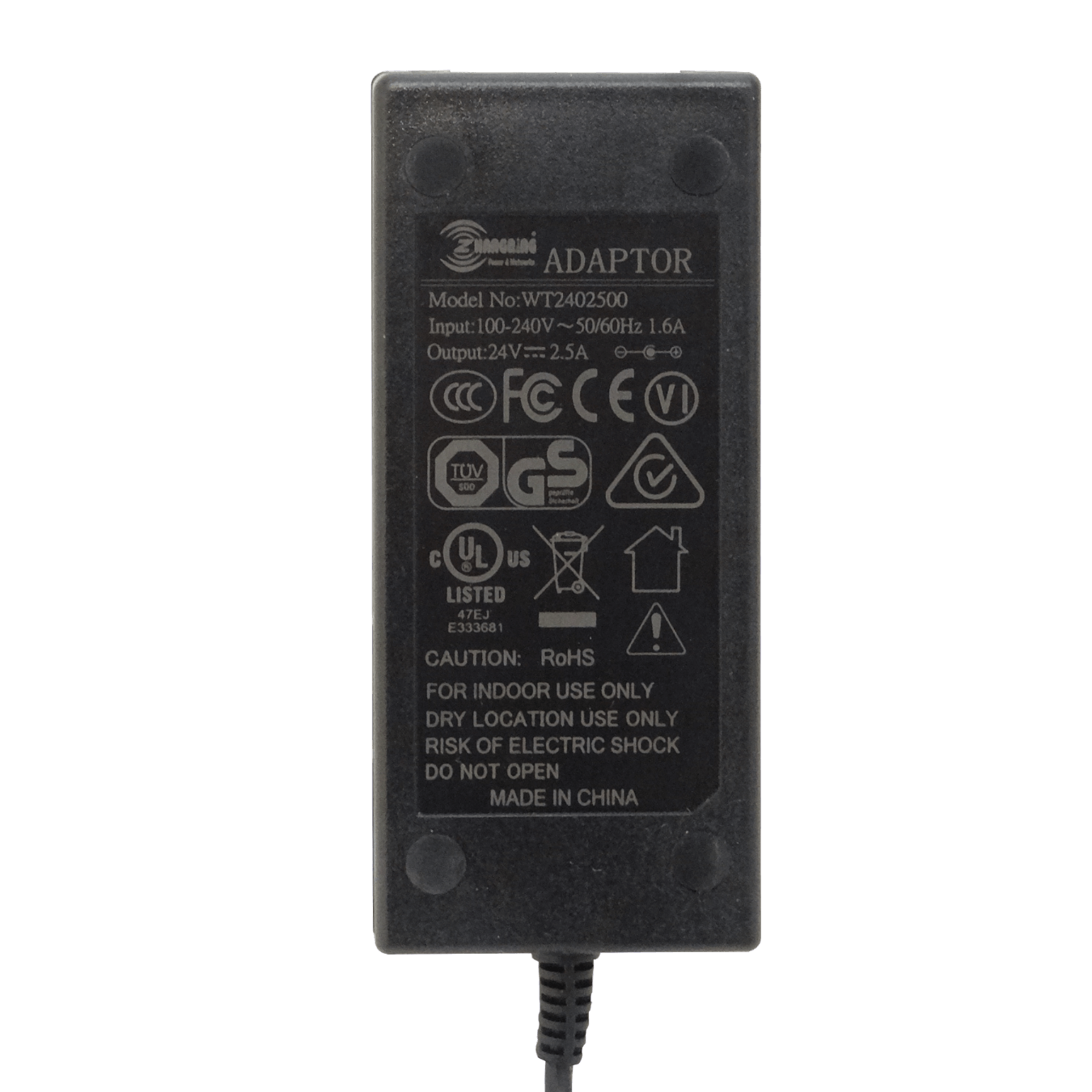 24HPOW MIKROTIK 24VDC 2,5A Alimentador Eléctrico necesita-Cable-C13 Transformador Plug-5,5x2,1mm