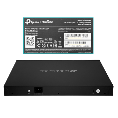 TL-SG3428MP-LIQ USADO TP-LINK RS232 SIN POE 4-SFP 320W-tot Conmutador Gestionable Omada