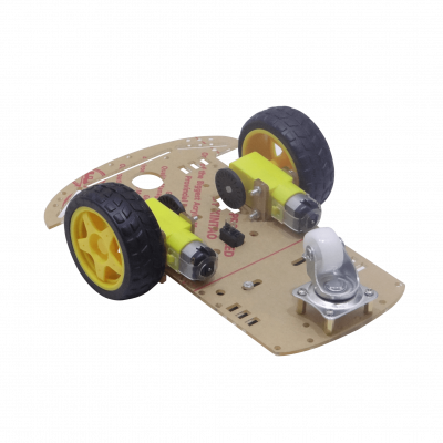 KIT-AUTITO Paquete de vehículo robótico de 3 ruedas para ensamblar, requiere placa Arduino para su funcionamiento