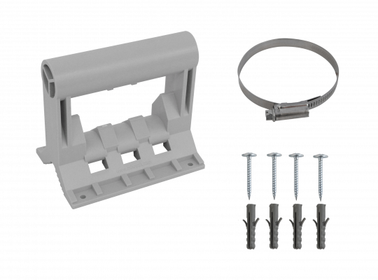 QME MIKROTIK Soporte de Montaje 8kg 190° Abrazadera 35mm para Muro o Poste 70mm compatible mANT-SXT-DynaDish